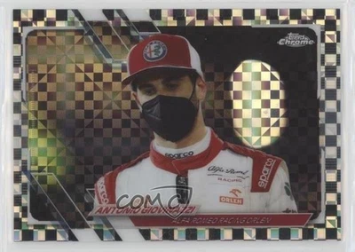 2021 Topps Chrome Formula 1 F1 Racers Checker Flag Refractor Antonio Giovinazzi - Image 1 of 2