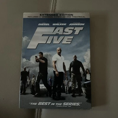 Fast Five DVD Extended Edition Includes 2 Versions And Theatrical - Image 1 of 4