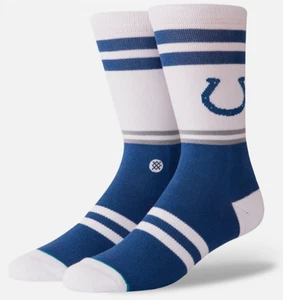 STANCE INDIANAPOLIS COLTS LOGO NFL CREW SOCKS LARGE 9-12 NWT - Picture 1 of 1