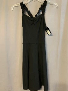 Girl's Cinch Front Ruffle Strap Tank Dress by Art Class, Lg, NEW - Picture 1 of 4