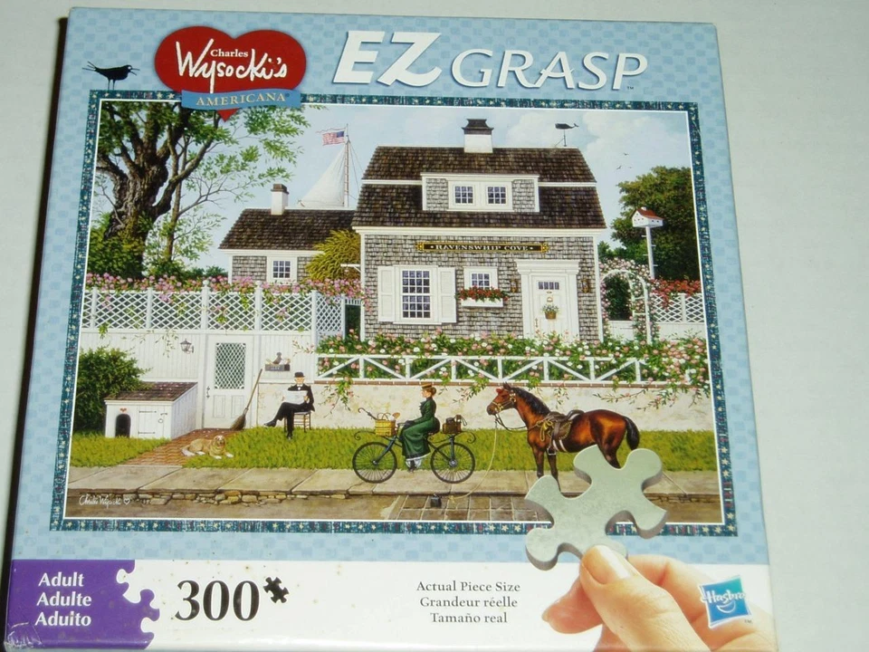 Rompecabezas Charles Wysocki 300 piezas Hasbro EZ agarre en primavera fantasía de un anciano Foto 1 de 1