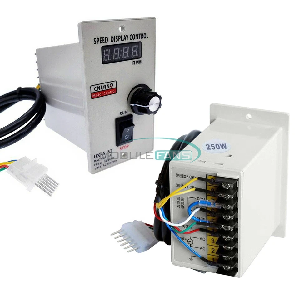 400W AC 220V Motor Speed UX 52 Pinpoint Regulator Controller Forward & Backward - Image 1 of 4