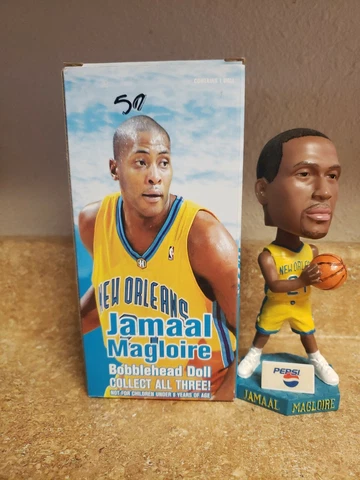 Vintage Jamal Magloire New Orleans Hornets Pelicans Bobblehead Kentucky Cover