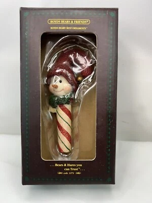 Vtg 2003 Boyds Bears Ornament Bluster Dandycane #257030 Christmas Candy Cane - Image 1 of 4