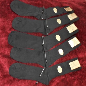 20 paia calze estive leggere nere 100% cotone diabetico taglia 12 - Foto 1 di 7