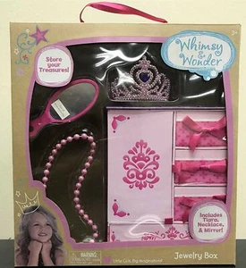 Whimsy Wonder Schmuckkästchen * Little Girls Dress Up Diadem Halskette Spiegel * NEU - Bild 1 von 3