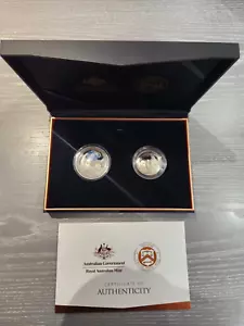 2019 Australien Apollo 11 Mondlandung 50th Anniversary Two-Coin Proof Set OGP - Bild 1 von 4