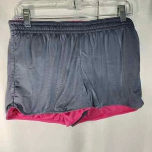 Champion Grey & Pink Reversible Breathable Workout Exercise Shorts Size Medium - Picture 1 of 4