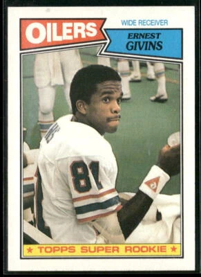 Ernest Givins 1987 Topps #310 - Houston Oilers - Image 1 of 2