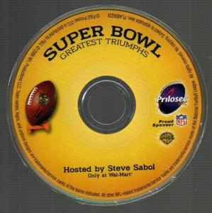 Mini DVD Walmart Super Bowl Greatest Triumphs de Steve Sabol, NFL (2006) - Imagen 1 de 2