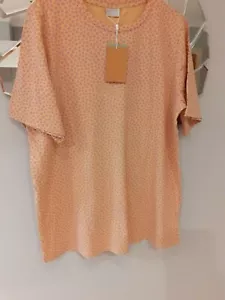 NEW Pieces Maternity Top Size XL Coral Floral - Picture 1 of 11