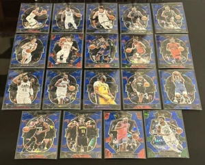 Lotto 19 carte Panini Select Blue Cracked Ice Prizm 2022-23 con Esordienti, Stelle - Foto 1 di 2