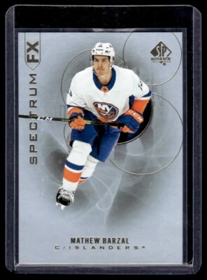 2020-21 SP Authentic Spectrum FX Mathew Barzal New York Islanders #S-18 - Image 1 of 2