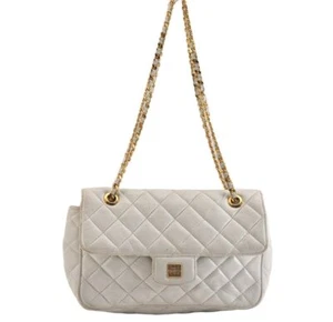 Autentica borsa GIVENCHY in pelle con catena tracolla borsa a tracolla bianca 4924M - Foto 1 di 10