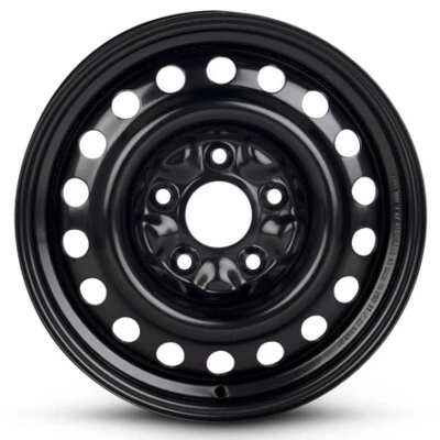 New Wheel For 2008-2014 Chrysler Town & Country 16 Inch Painted Black Steel Rim - Image 1 of 4