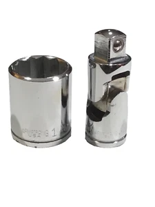 Armstrong Tools 2 Piece 1/2” Drive Swivel Joint & 1” Shallow Socket ST1232 S140 - Bild 1 von 8