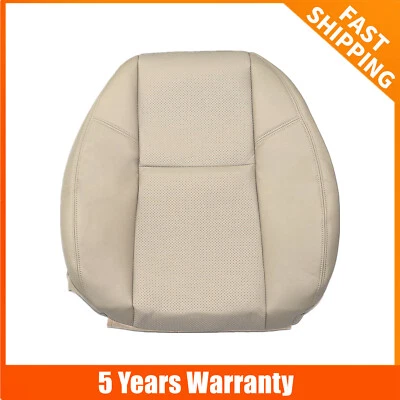 Cubierta de asiento de cuero para GMC Yukon Sierra 2007 2008-2014 superior del conductor inclinada trasera tostada Foto 1 de 4