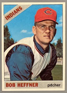 1966 Topps Bob Heffner #432 Cleveland Indians Green Tree Variation