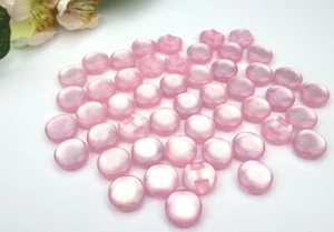 5 Steg Ösen Knöpfe Tigerauge rund 12mm rosa pink Kunststoff  Öse Ösenknöpfe neu - Picture 1 of 5