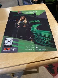 2023 Leah Pruitt NHRA Top Fuel Postkarte Monster - Bild 1 von 2