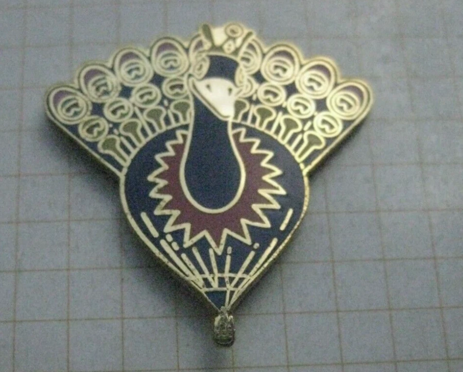 PFAU / PEACOCK ................................. Special Shape Ballon-Pin (148a) - Bild 1 von 1