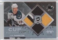 2007-08 Upper Deck The Cup Cup Foundations Jerseys /25 Joe Thornton #CF-JT
