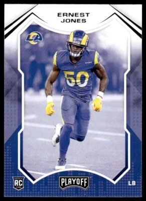 2021 Panini Playoff ROOKIE Ernest Jones Rookie Los Angeles Rams #283 R23 - Image 1 of 2