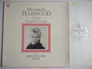 ELIZABETH HARWOOD SINGS ENGLISH SONGS WITH JOHN CONSTABLE PIANO CONIFER CFRA 120 - Picture 1 of 5