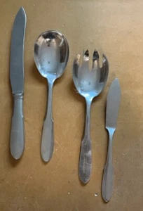 Georg Jensen MITRA Stainless Flatware Denmark CHOICE CHOOSE HOSTESS glossy - Picture 1 of 30