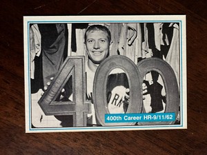 1982 ASA The Mickey Mantle Story 46 400th Career HR 9/11/62 Mint Blue Back