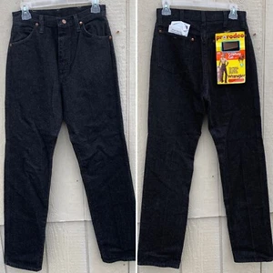 Vintage Wrangler Jeans Cowboy Cut 13MBKG 11 X 34 28 In Waist USA Made High Waist - Picture 1 of 12