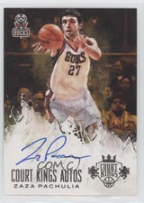 2013-14 Panini Court Kings Auto /349 Zaza Pachulia #21 Auto