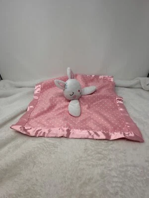 Pink BUNNY 14" por 14" Lovey / Manta de seguridad de Circo Foto 1 de 2