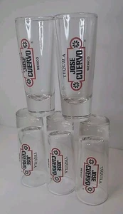 (5) JOSE CUERVO Tequila - Mexico - Shot Glasses - 3.5" Tall Vintage Set Of Five - Picture 1 of 10