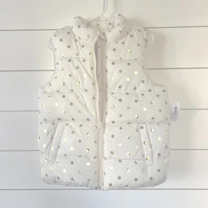 Girls Old Navy 5T Puffy vest New - Picture 1 of 5