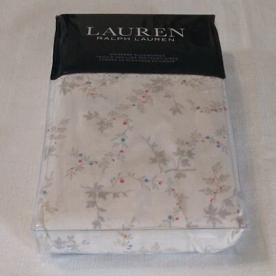 Fundas de almohada estándar Lauren Ralph Lauren Carolyne Vine  Foto 1 de 4
