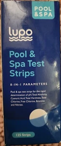 Pool Test Strips, 125Ct 8 in 1 Pool & Spa Test Strips for Hot Tub, Swimming Pool - Picture 1 of 3