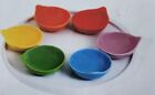 7-pc Ceramic Multi Color Condiment Set