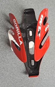 XLAB Gorilla HG Water Bottle Cage: Red/Black - Picture 1 of 3