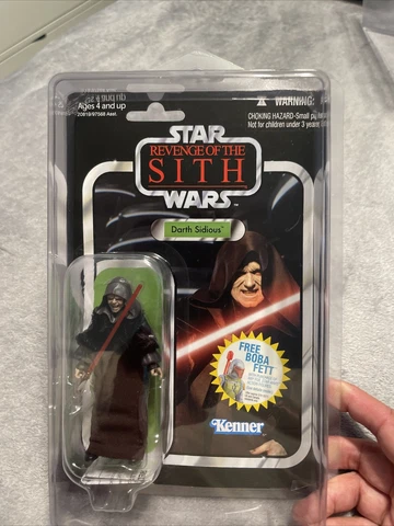 Hasbro Star Wars The Vintage Collection Darth Sidious Figure VC12 W/ Star Case Cover