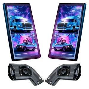 10.36" Monitor R L Side Electronic Rear View Mirror Camera trucks/trailers/buses - Picture 1 of 13