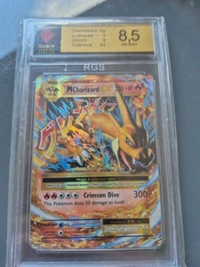 Glurak / M Charizard EX 13/108 Holo Rare Pokemon Englisch Evolution Xy - Bild 1 von 2