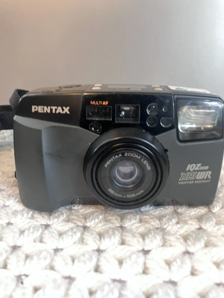 Pentax IQZoom 105WR Weather Resistant AF Point & Shoot 35mm Film Camera Tested👍 - Image 1 of 4
