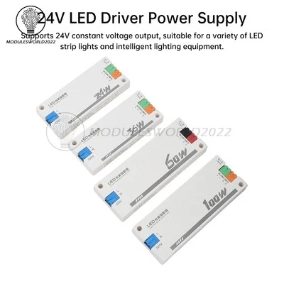 24V LED Driver Constant Voltage Switch Power Supply 24W 36W 60W 100W AC180-240V - Image 1 of 4