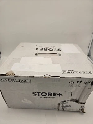 Carrito de ducha Sterling montado en la pared en acabado blanco 88028700-0 Foto 1 de 4