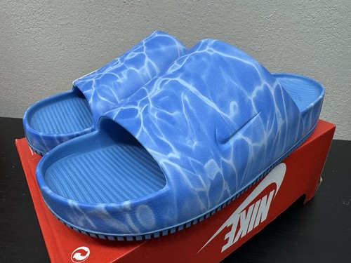 Nike Calm Slide 'Printed Antarctica Coast' HQ1125 400 Uomo 15 scatola di ricambio