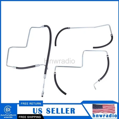 Set of 3 Power Steering Hose For 02-09 Chevy Chevrolet Trailblazer Envoy EXT GMC - Image 1 of 4