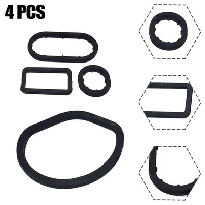 Oil Pan Gasket Gasket 1121840061 Black Housing Seal Kit Practical To Use - Image 1 of 4