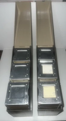 Vintage 6 Auto Slide Changer Trays Magazines With Storage Boxes Airequipt Argus - Image 1 of 4
