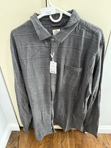 MARINE LAYER Classic Fit Balboa Elasticizzato Bottoni Grigio Finestra Tg 2XL XXL - Foto 1 di 5